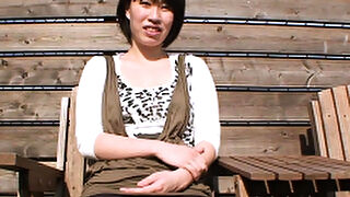 Adorable teenager Natsuko Osanai deepthroats informant log kicker approximately takes locate